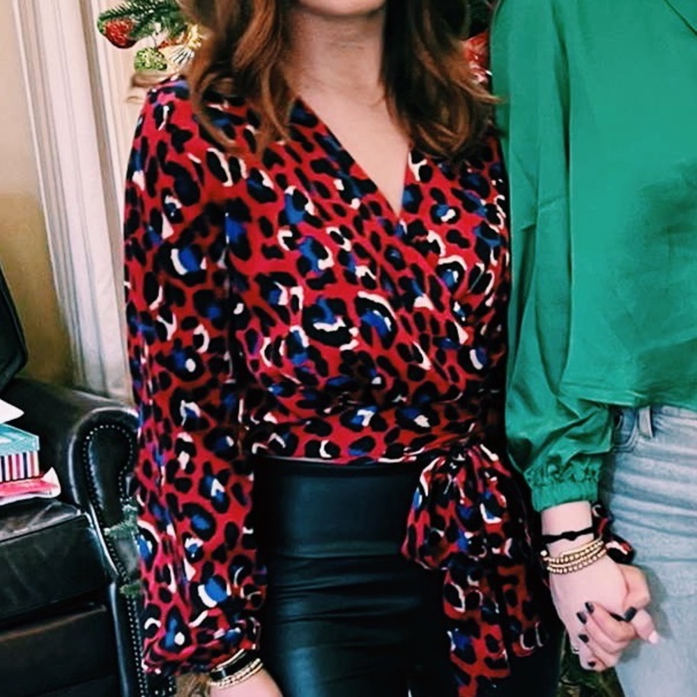 Tie blouse